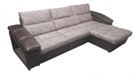 Велюр Май беж 991-3 + Кож.зам. Питон корич