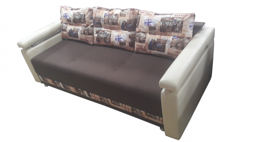 Рогожка №9 Колосаль коричн+Печать Лондон кор+Кз Барселона